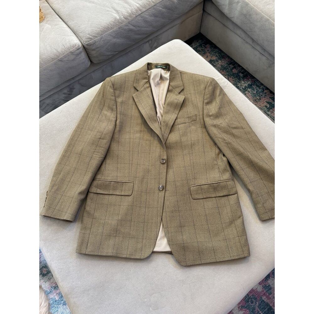 Lauren Ralph Lauren Men's Wool Blazer Sport Coat Suit Jacket Gray Lined